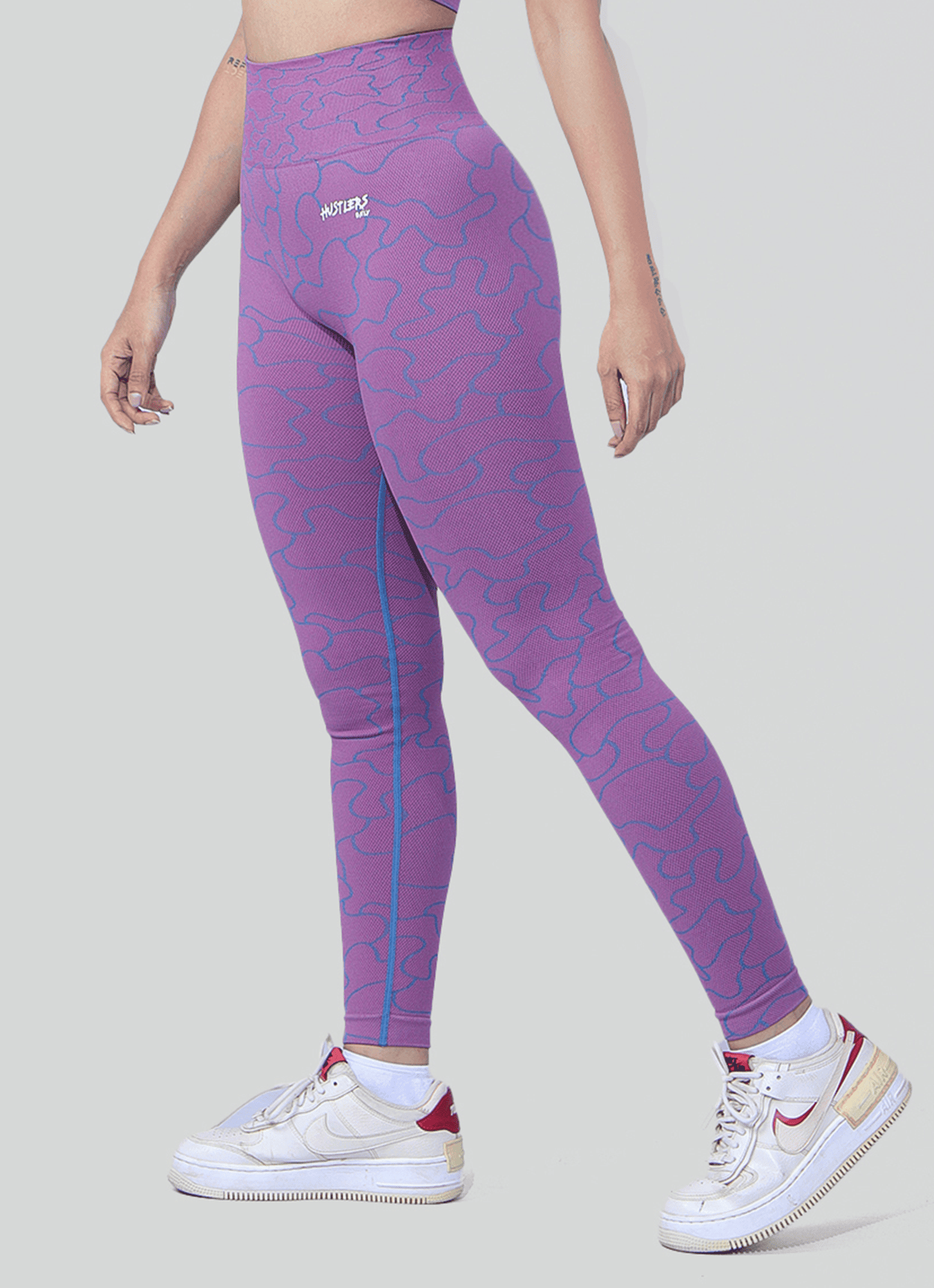 Pink Spectrum Seamless Leggings For Women | HustlersOnlyUK