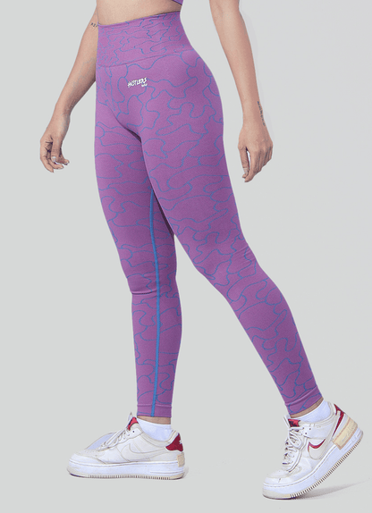 Pink Spectrum Seamless Leggings For Women | HustlersOnlyUK