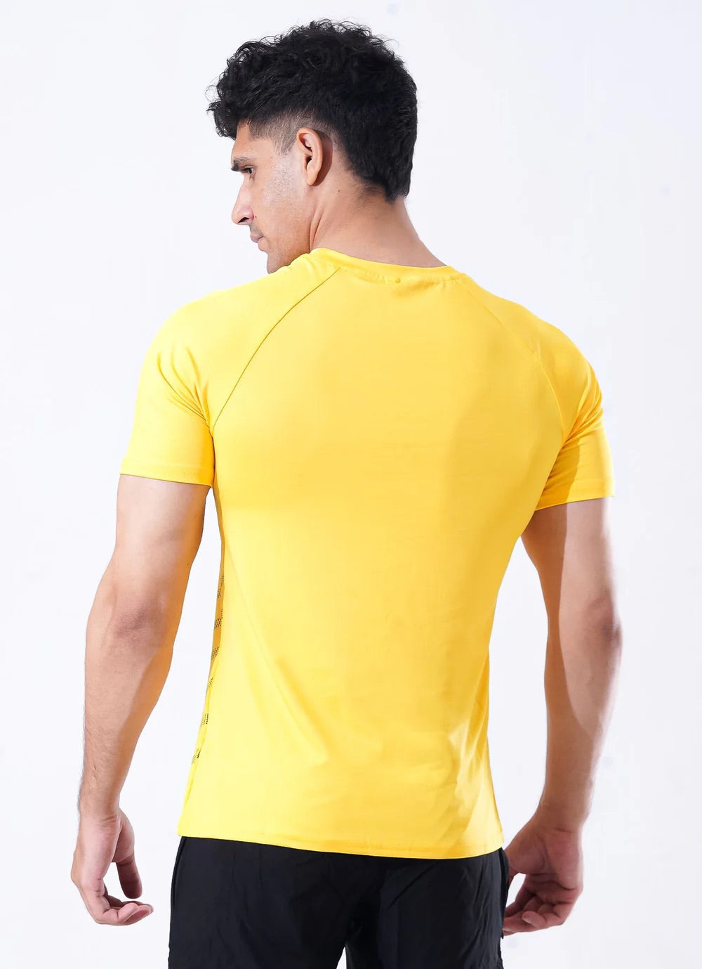Superhero Yellow Compression T-shirt For Men | HustlersOnlyUK