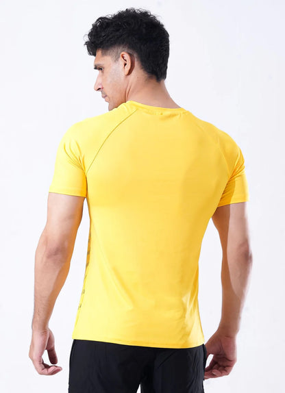 Superhero Yellow Compression T-shirt For Men | HustlersOnlyUK