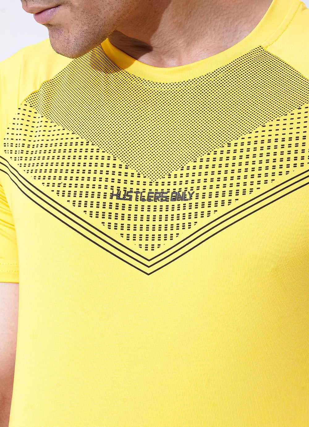 Superhero Yellow Compression T-shirt For Gym | HustlersOnlyUK