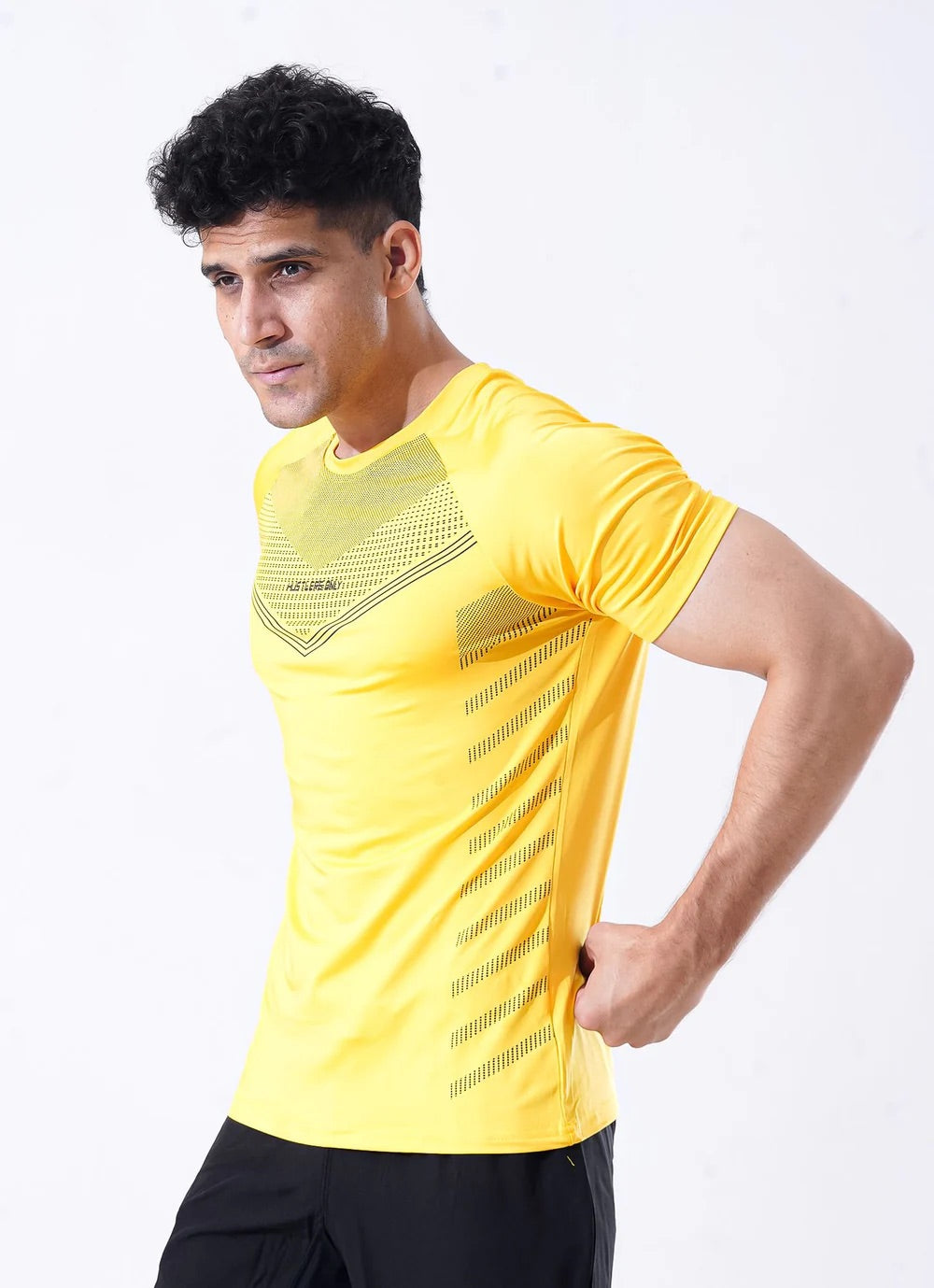 Superhero Yellow Compression T-shirt For Men | HustlersOnlyUK