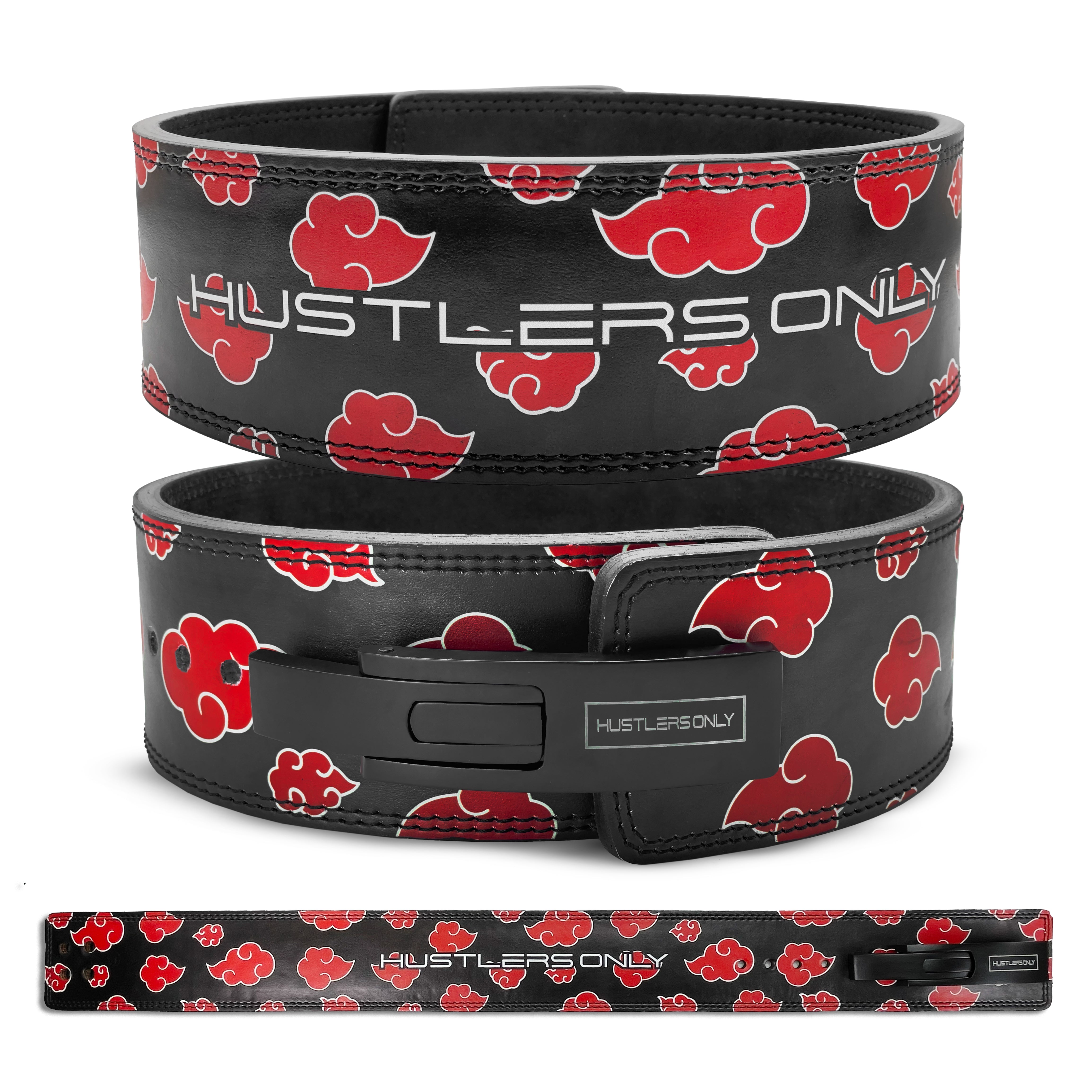 10mm Naruto Clouds Lever Belt