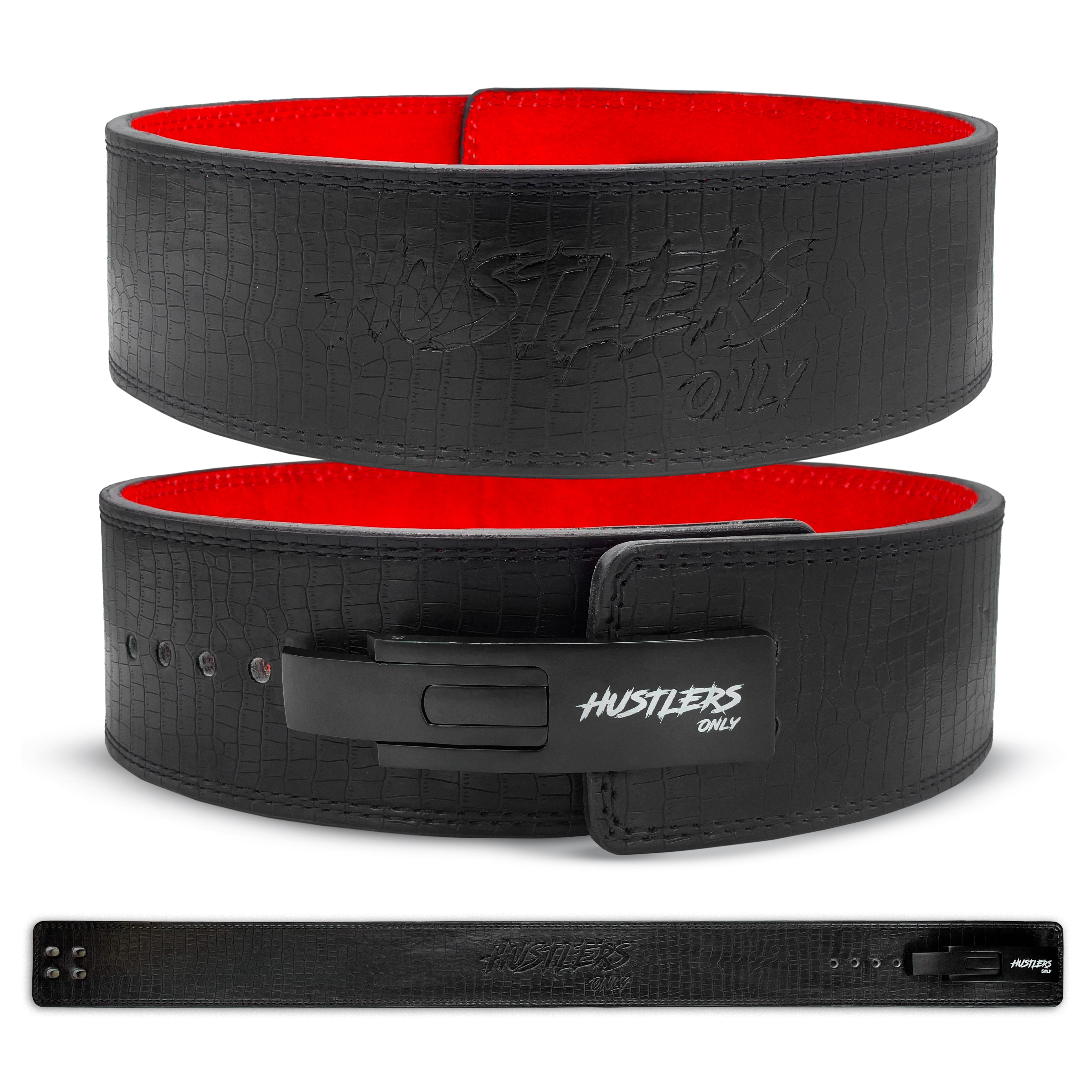 Snake Skin Weightlifting Lever Belt