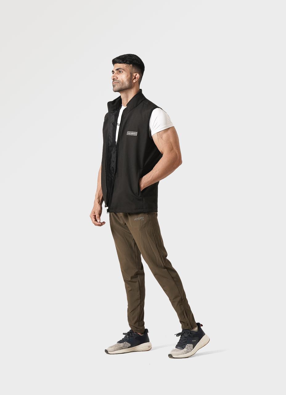 Utility Combat Black Vest | HustlersOnlyUK