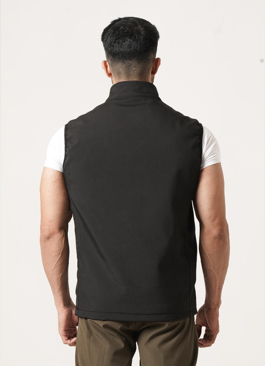 Utility Combat Vest Black For Mens | HustlersOnlyUK