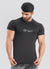 Black Utility Mesh Back T-shirt For Men | HustlersOnlyUK