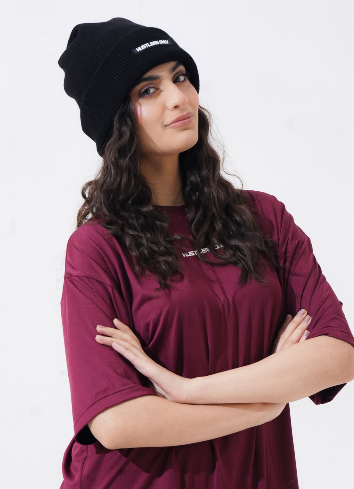 Knitted Beanie - Black