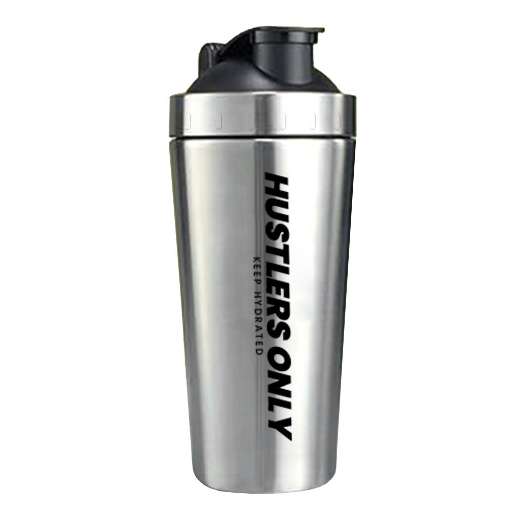 Stainless Steel Shaker Bottle - Silver