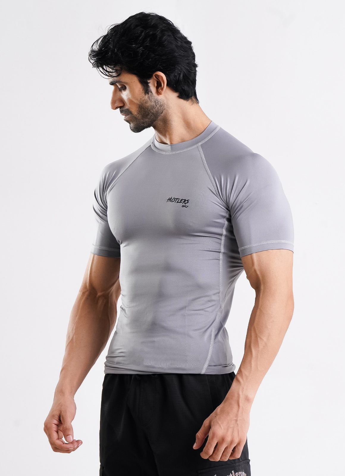 Core Compression T-Shirt-Grey