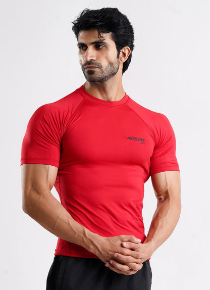 Core Compression T-Shirt-Red