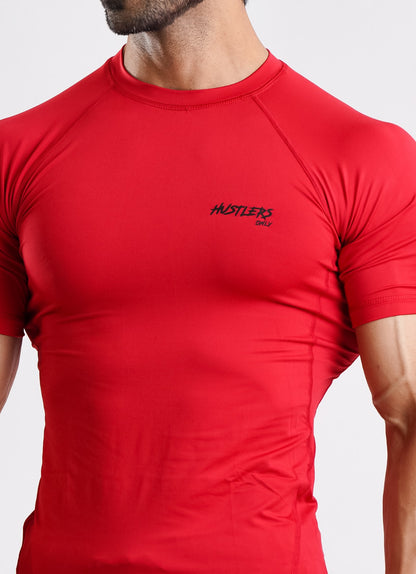 Core Compression T-Shirt-Red