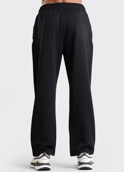 Relaxed Pleated Trouser - Black
