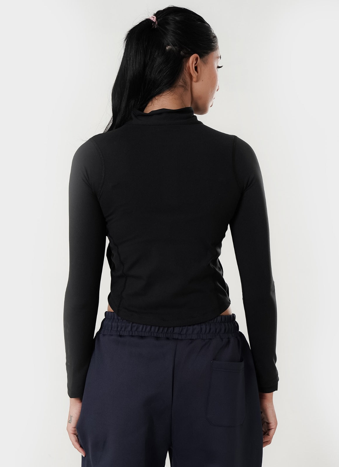 Relaxed Pleated Trouser - Navy.