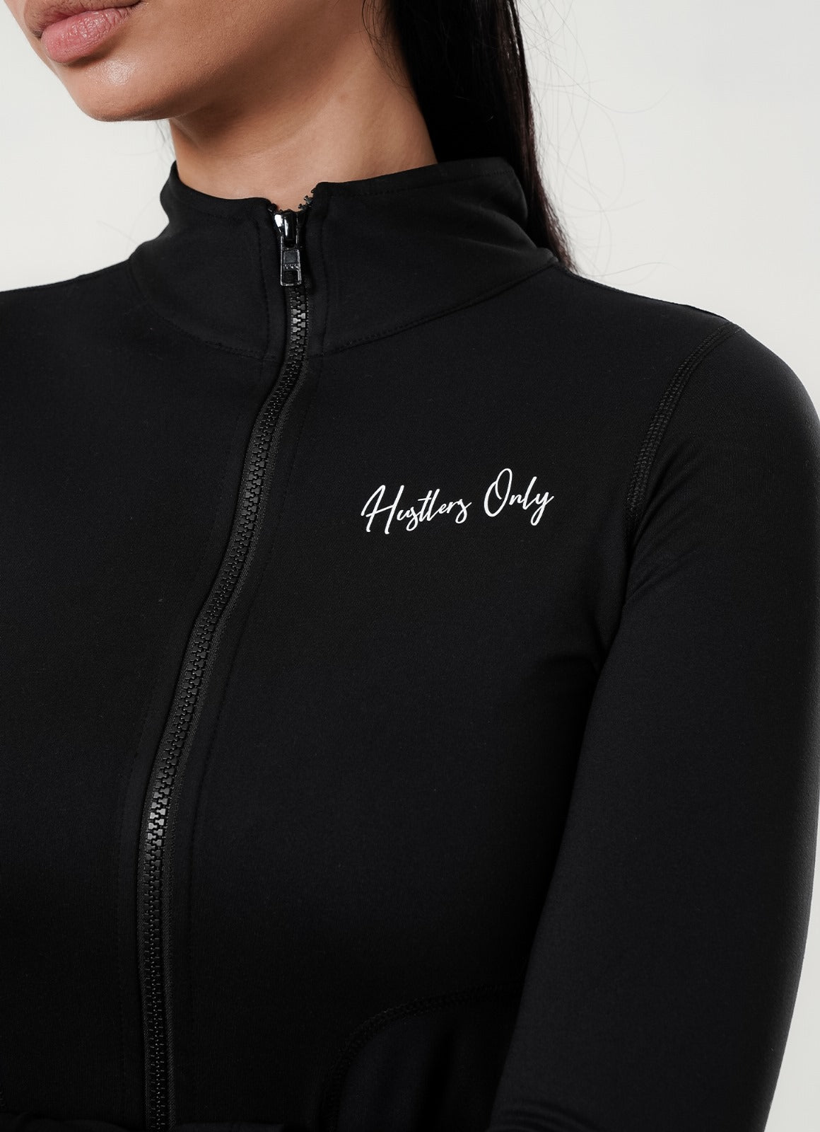 Stamina Zipper Top - Black