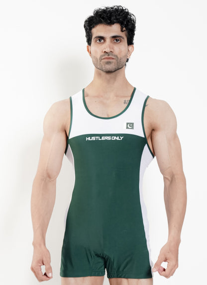Powerlifting Singlet - Green