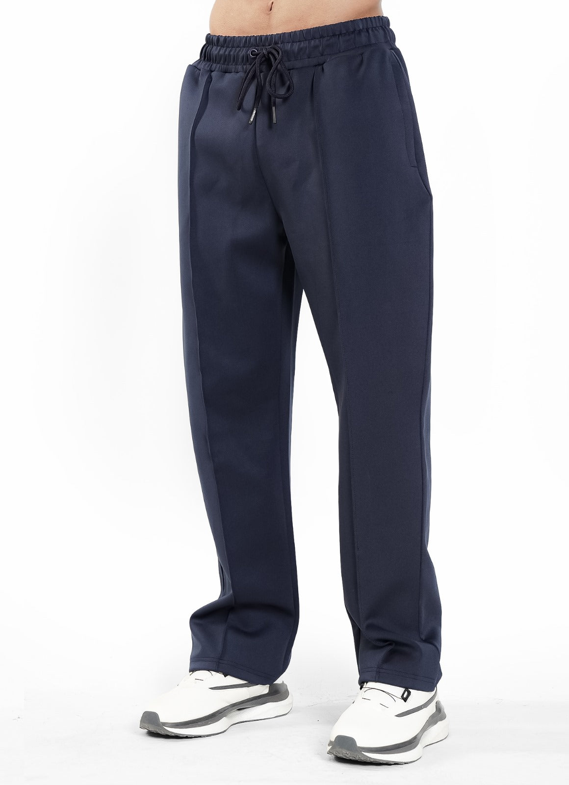 Relaxed Pleated Trouser - Navy