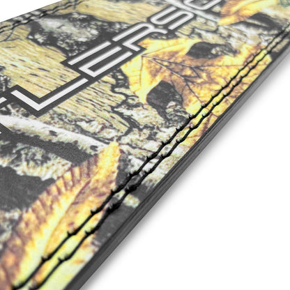 10mm Leaf Camo Lever Belt - Black