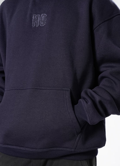 Crude Oversized Hoodie - Navy