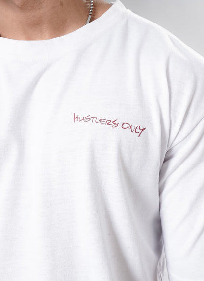 Graffiti Oversized T-Shirt - White