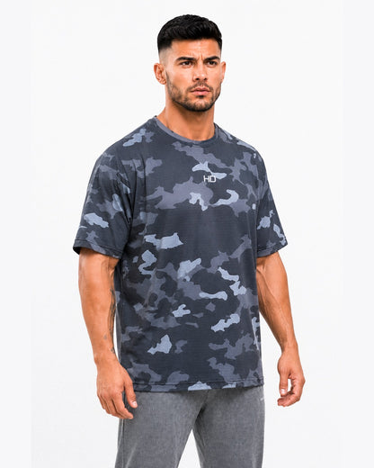 Elite T-Shirt - Black Camo