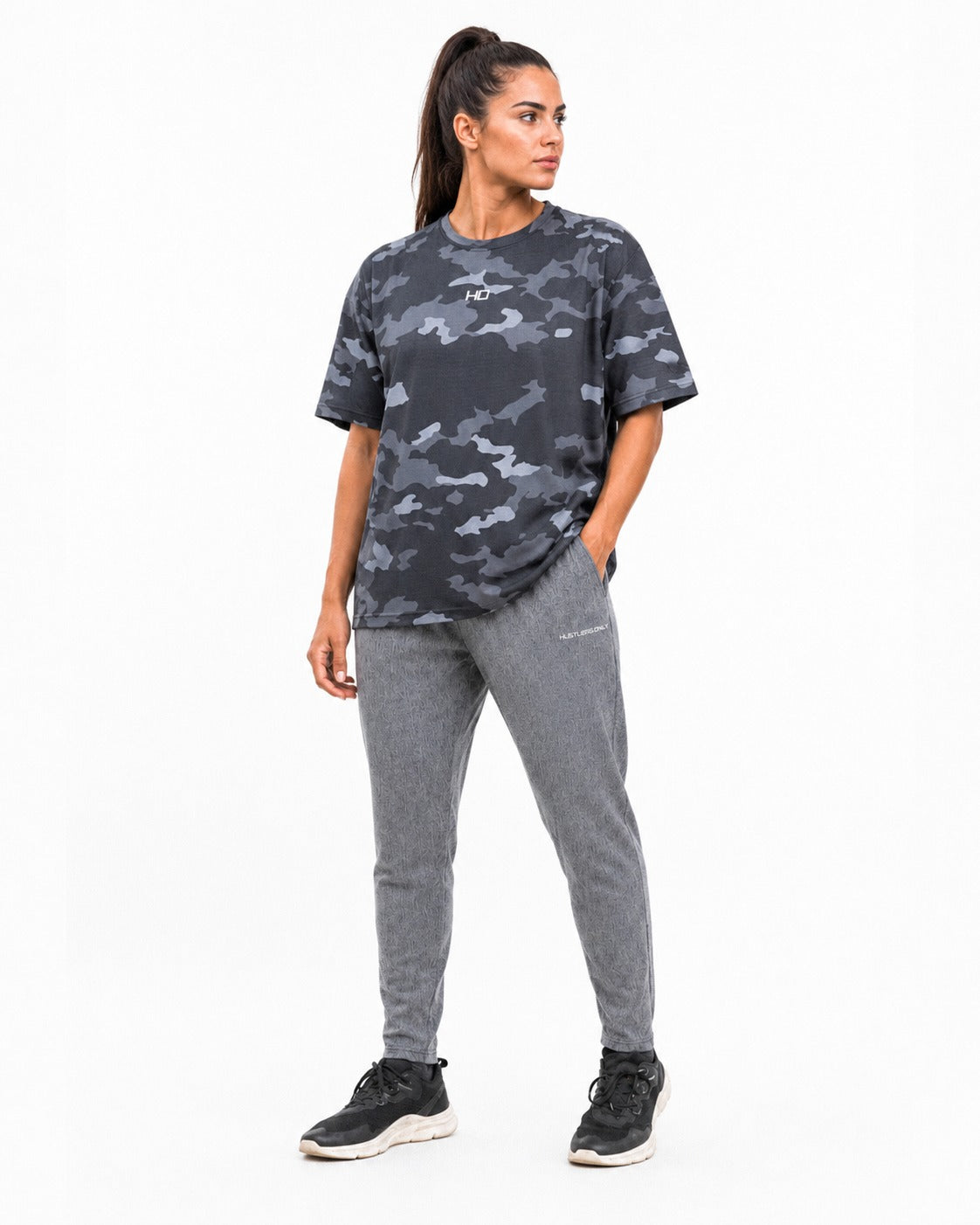 Elite T-Shirt - Black Camo.
