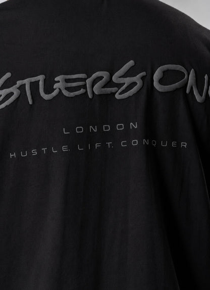 Graffiti Oversized T-Shirt - Blackout
