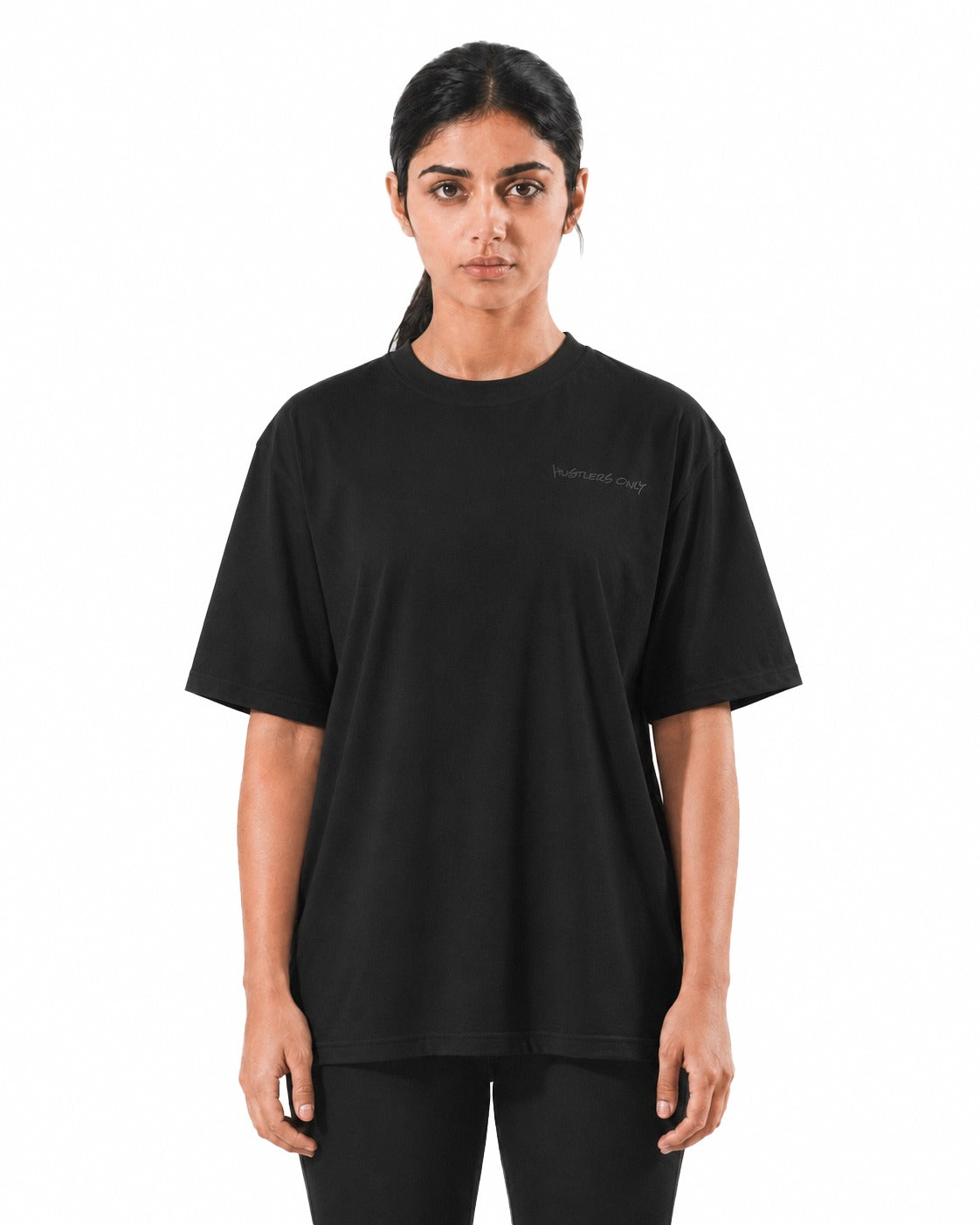 Graffiti Oversized T-Shirt - Blackout.