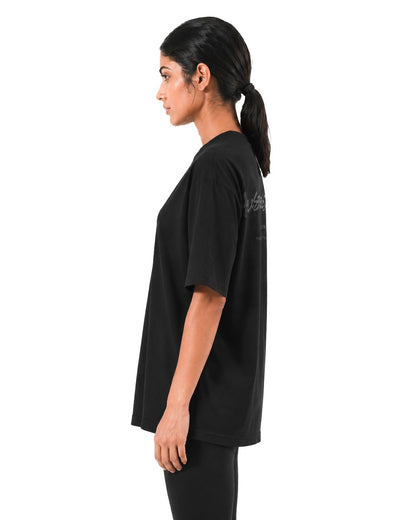 Graffiti Oversized T-Shirt - Blackout.