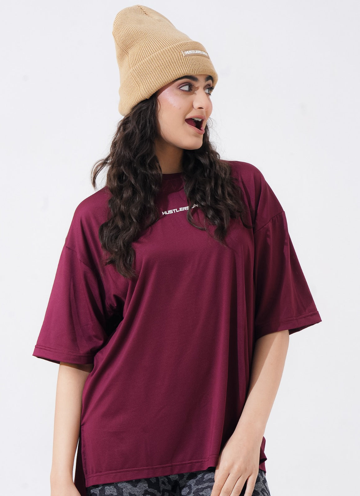 Knitted Beanie - Sand