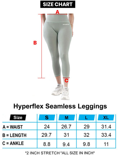 Hyperflex Seamless Leggings - Green