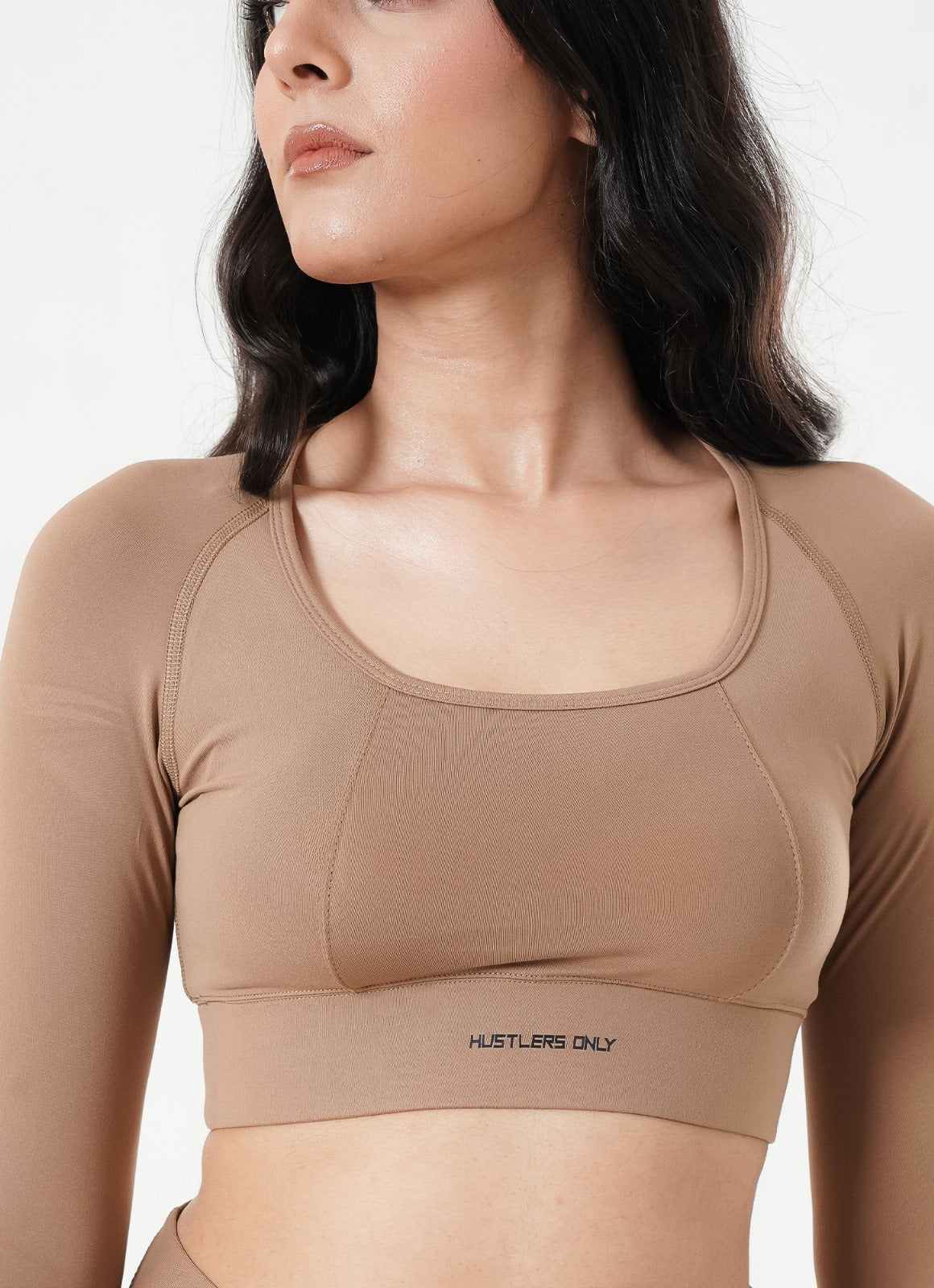 Cross Top - Brown
