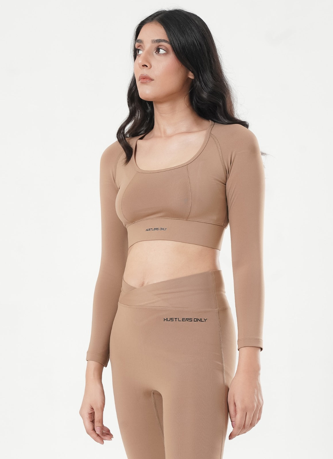 Cross Top - Brown
