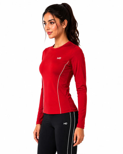 Nova Compression T-Shirt - Maroon