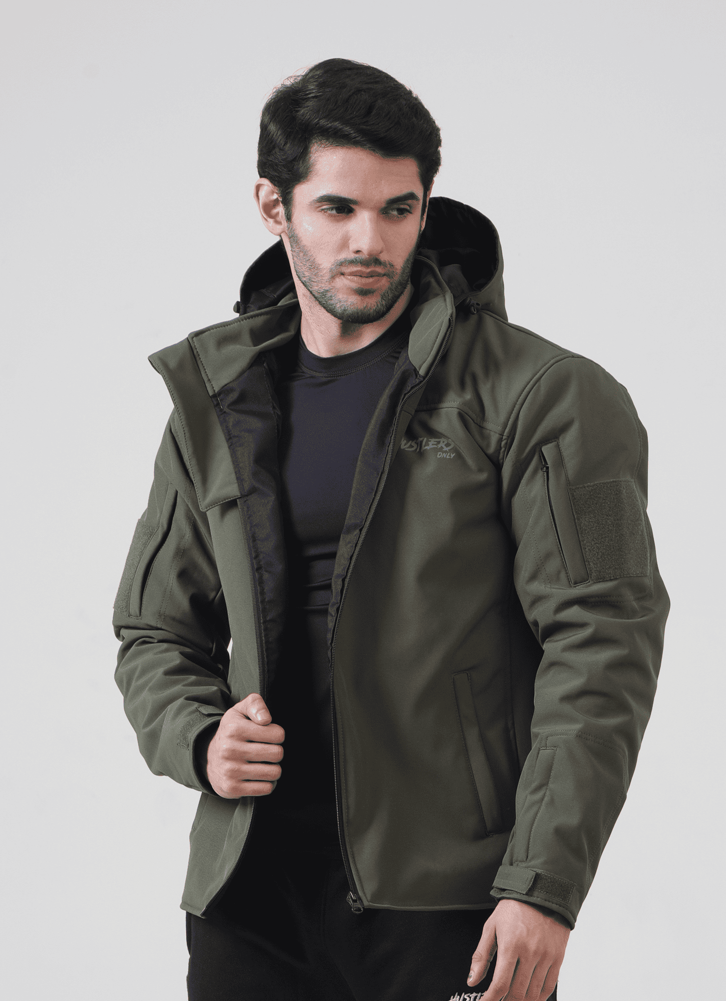 Winter Combat Jacket Green For Men | HustlersOnlyUK