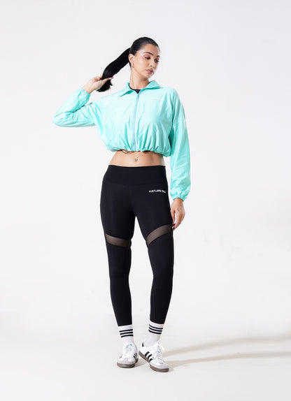 Pursue Zipper Top - Sea Green