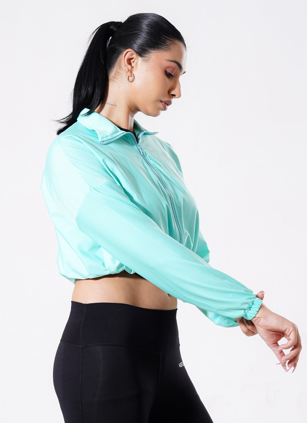 Pursue Zipper Top - Sea Green