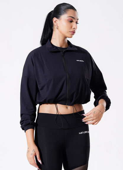 Pursue Zipper Top - Black