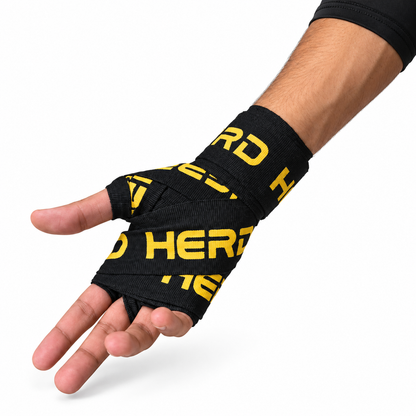 Hand Wraps - Black & Yellow