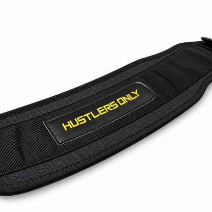 Nylon Boxing Belt - Black & Yellow