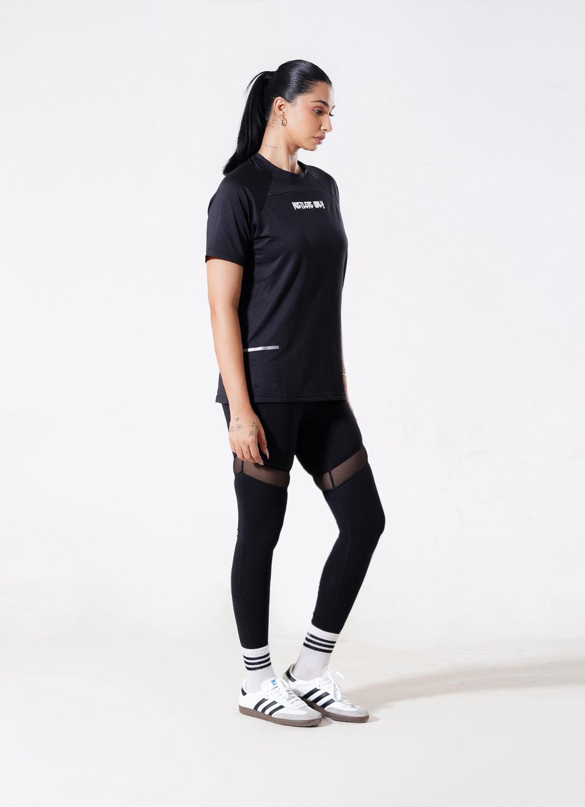 Crest Cardio Tshirt - Jet Black