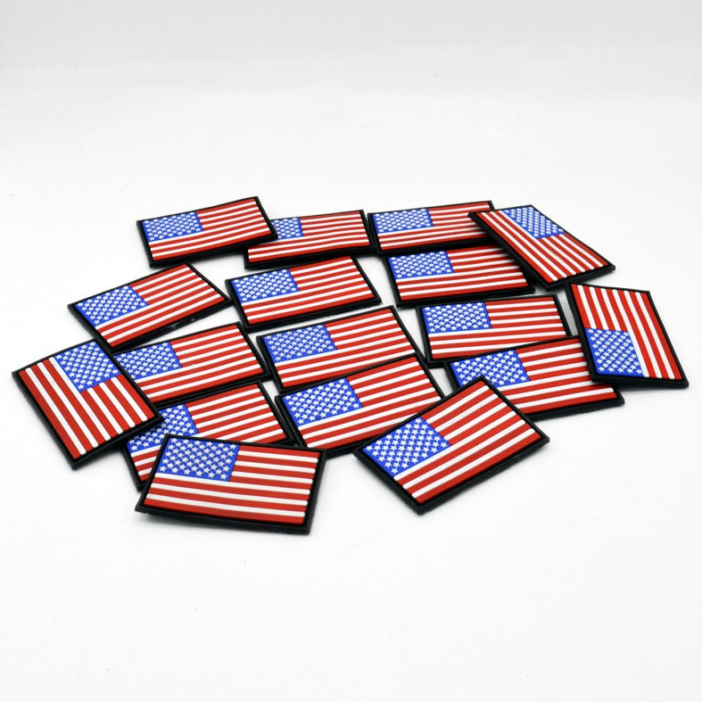 High-Quality American Flag Velcro Patch | Hustlers Only UK
