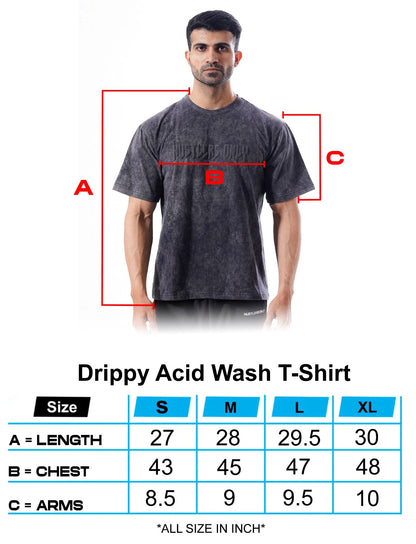 Unisex True-to-Size Acid Wash Tshirt | Hustlers Only K 