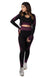 Flex 3 Piece Seamless Apparel for Women (Black-Purple) | HustlersOnlyUK