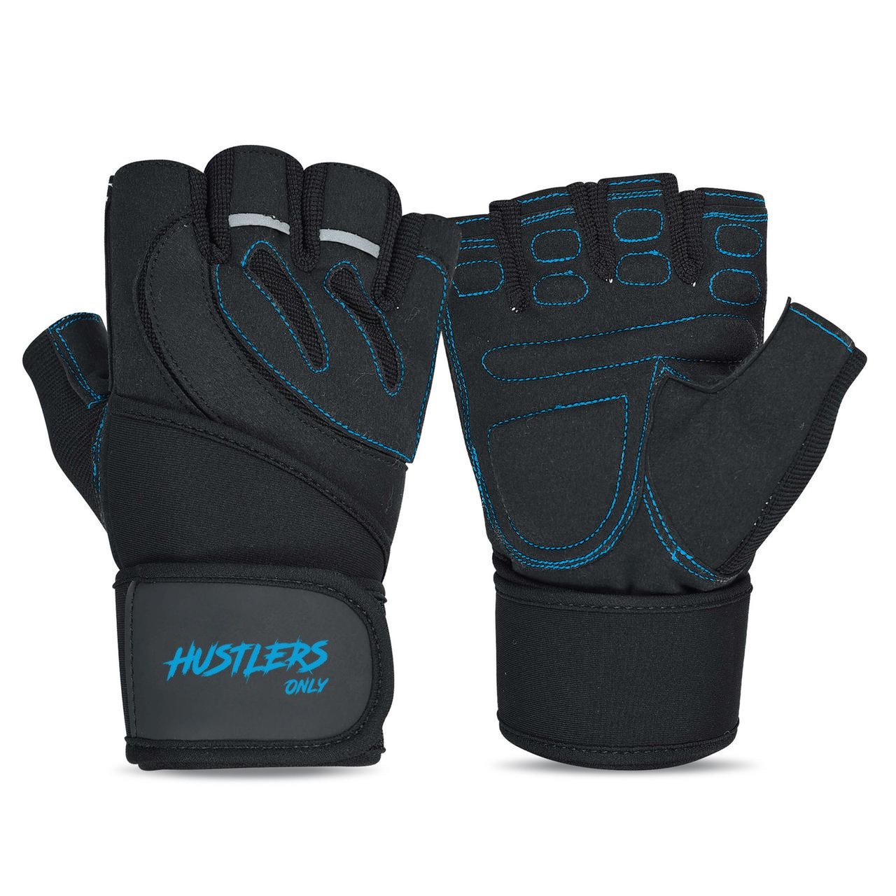 Pro Wrist Wraps Gloves For Workout | HustlersOnlyUK