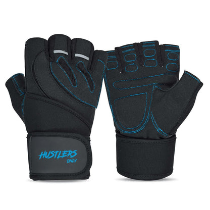 Pro Wrist Wraps Gloves For Workout | HustlersOnlyUK