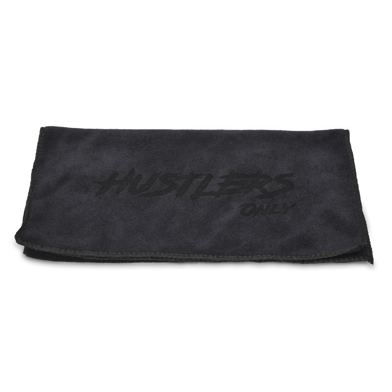 Quick Dry Gym Towel Black HUSTLERS ONLY UK