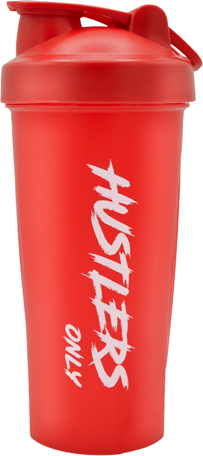 Red Shaker Bottle For Workout | HustlersOnlyUK